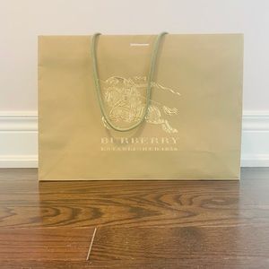 Burberry shopping bag